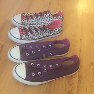 Two pairs of Converse
